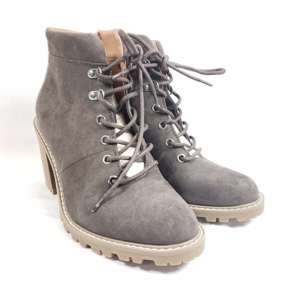 Universal Threads Chunky Heel Boots Women Size 9.5 - Picture 2 of 9